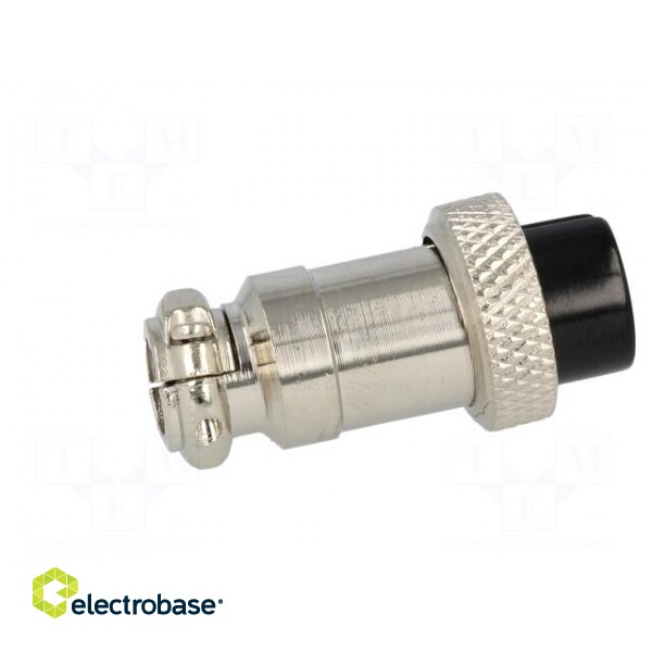 Plug | microphone | female | PIN: 7 | for cable | straight image 7