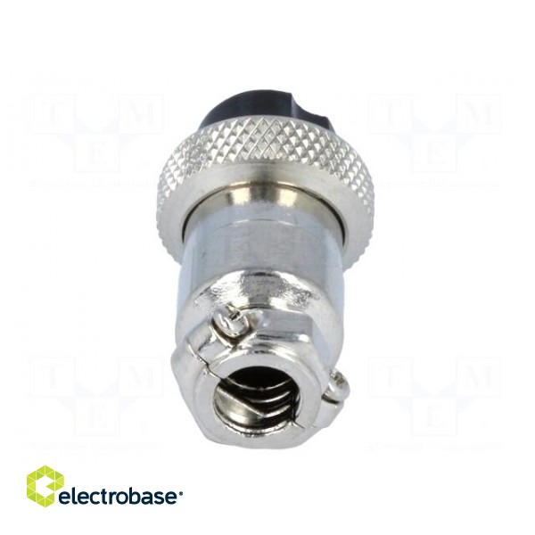 Plug | microphone | female | PIN: 7 | for cable | straight | 6mm image 5
