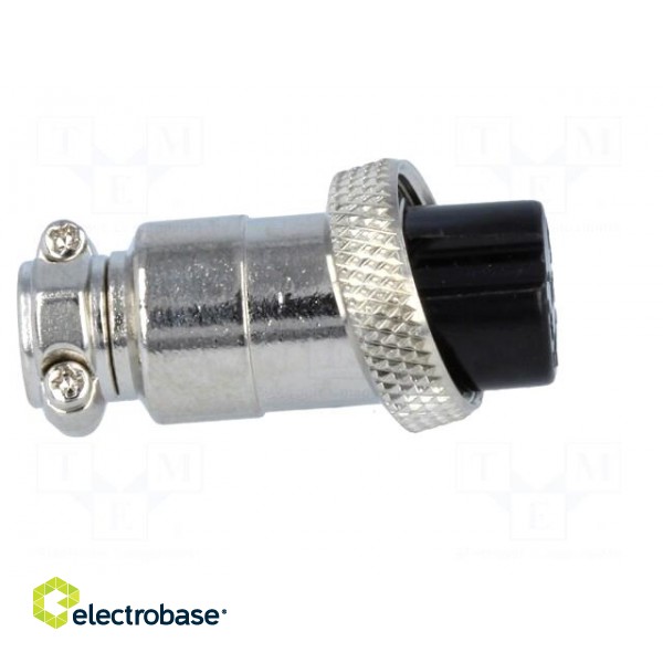 Plug | microphone | female | PIN: 7 | for cable | straight | 6mm image 7