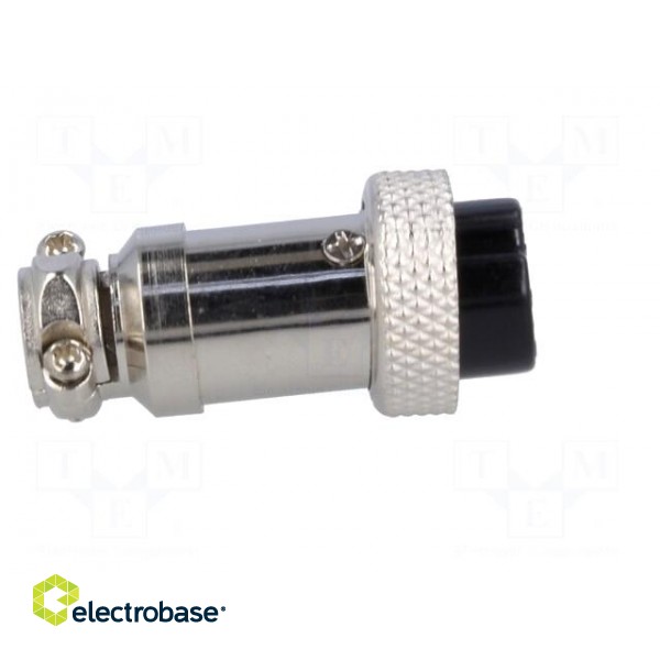 Plug | microphone | female | PIN: 8 | for cable | straight image 7