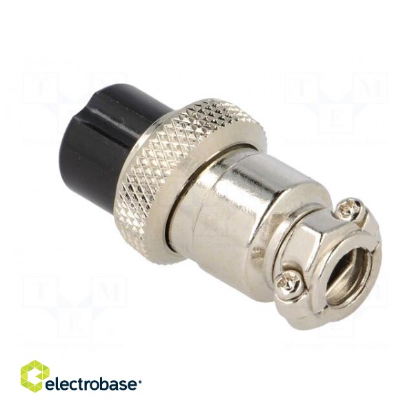 Plug | microphone | female | PIN: 8 | for cable | straight | 6mm image 4