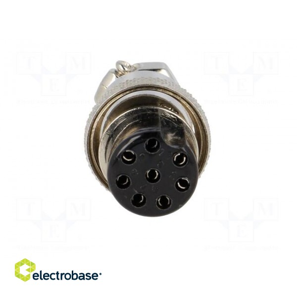Plug | microphone | female | PIN: 8 | for cable | straight | 6mm image 9