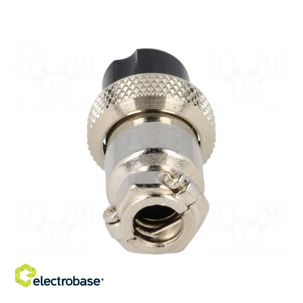 Plug | microphone | female | PIN: 8 | for cable | straight | 6mm image 5