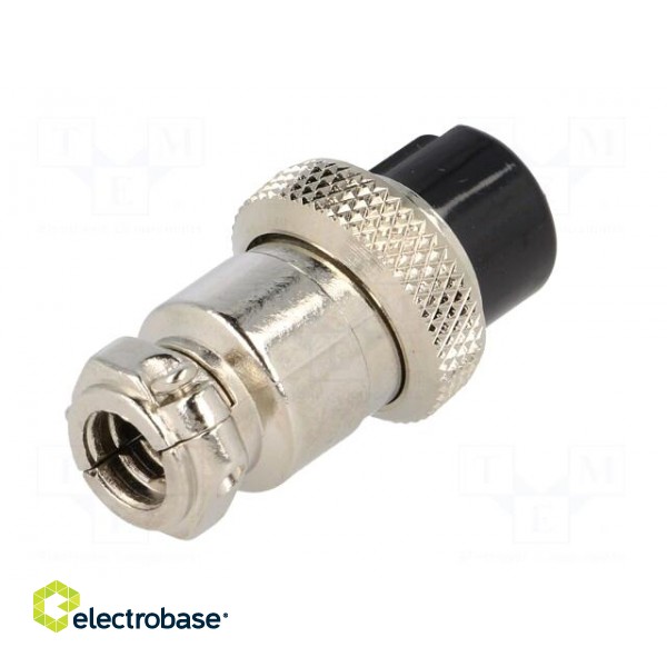 Plug | microphone | female | PIN: 8 | for cable | straight | 6mm image 6