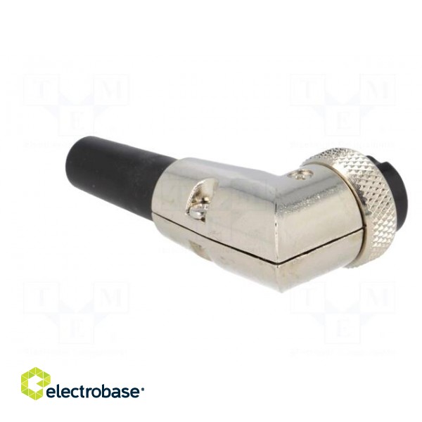 Plug | microphone | female | PIN: 8 | with strain relief | for cable image 8