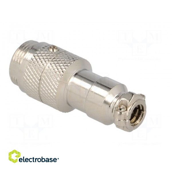 Plug | microphone | male | PIN: 3 | for cable | straight image 4