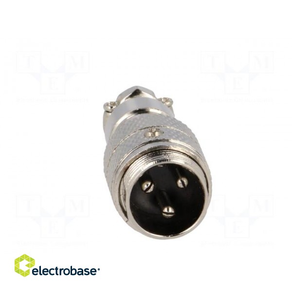 Plug | microphone | male | PIN: 3 | for cable | straight image 9