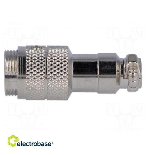 Plug | microphone | male | PIN: 5 | for cable | straight image 3