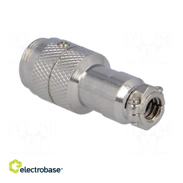 Plug | microphone | male | PIN: 5 | for cable | straight фото 4