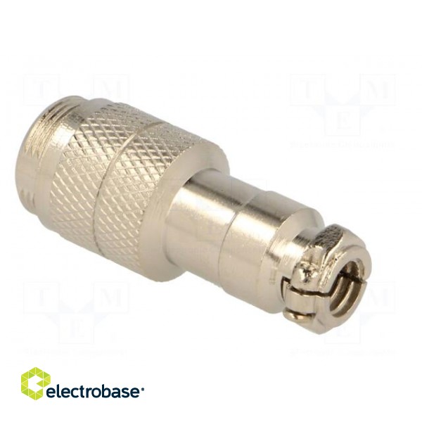 Plug | microphone | male | PIN: 7 | for cable | straight image 4