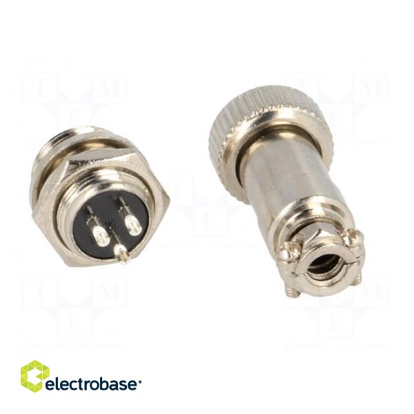 Socket,plug | microphone MINI | male,female | PIN: 3 | MINI | soldering image 5