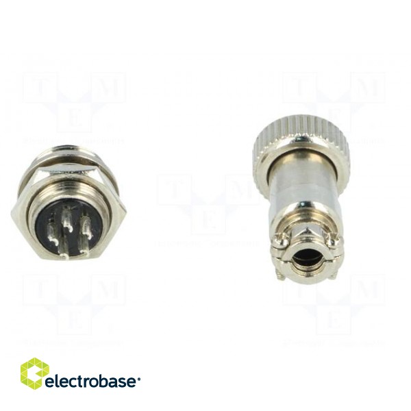 Socket,plug | microphone MINI | male,female | PIN: 5 | MINI | soldering image 5
