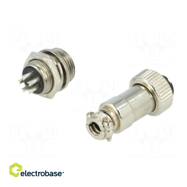 Socket,plug | microphone MINI | male,female | PIN: 5 | MINI | soldering image 6