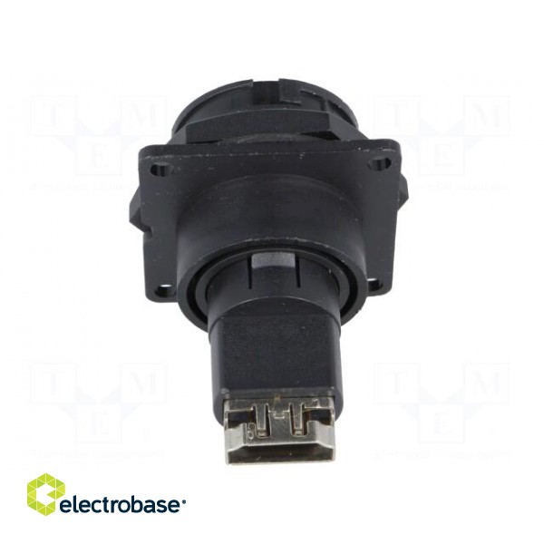 Adapter | socket | HDMI socket-front,HDMI socket-back | Data-Con-X paveikslėlis 5