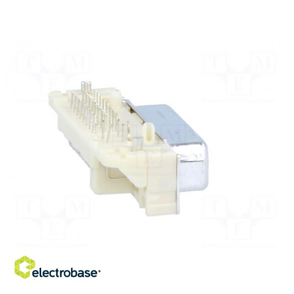 Connector: DVI-I | socket | MicroCross DVI | PIN: 29 | gold flash | THT image 7