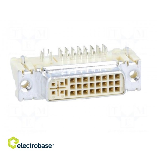 Connector: DVI-I | socket | MicroCross DVI | PIN: 29 | gold flash | THT image 9