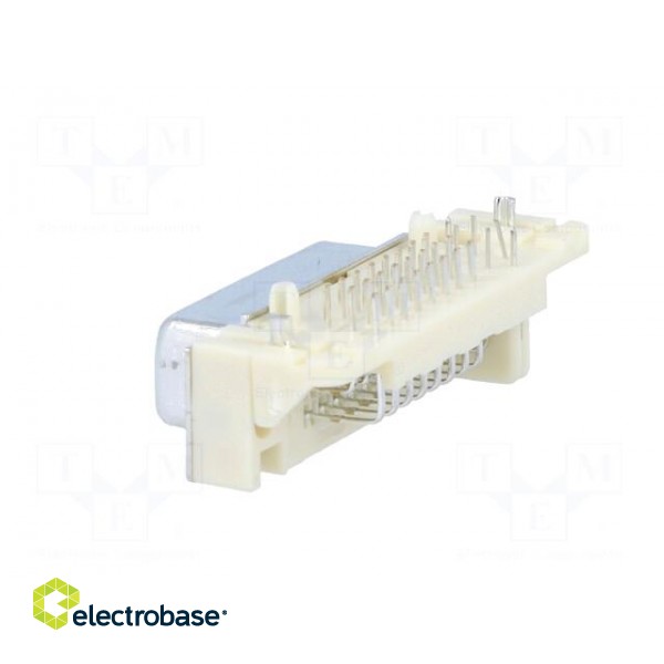 Connector: DVI-I | socket | MicroCross DVI | PIN: 29 | gold flash | THT image 4