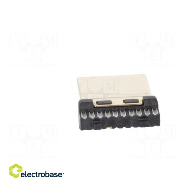Connector: HDMI | plug | PIN: 19 | gold flash | for cable фото 5