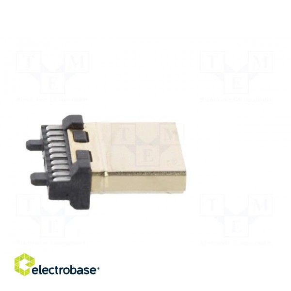 Connector: HDMI | plug | PIN: 19 | gold flash | for cable image 7