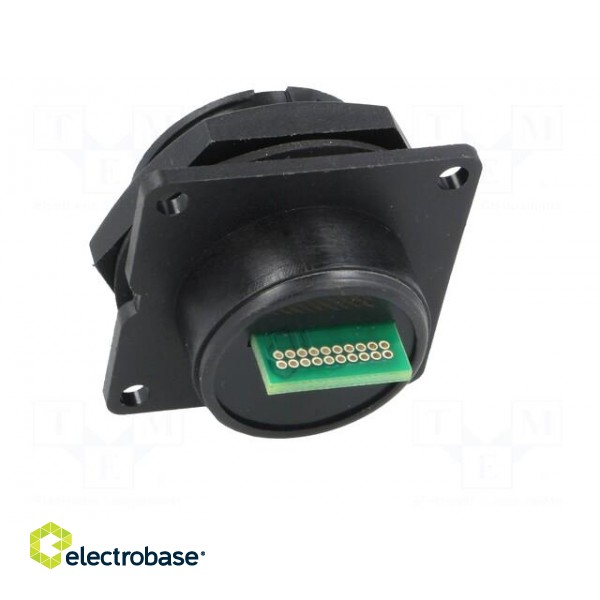Connector: HDMI | socket | Data-Con-X | soldering | IP67,IP68 image 5