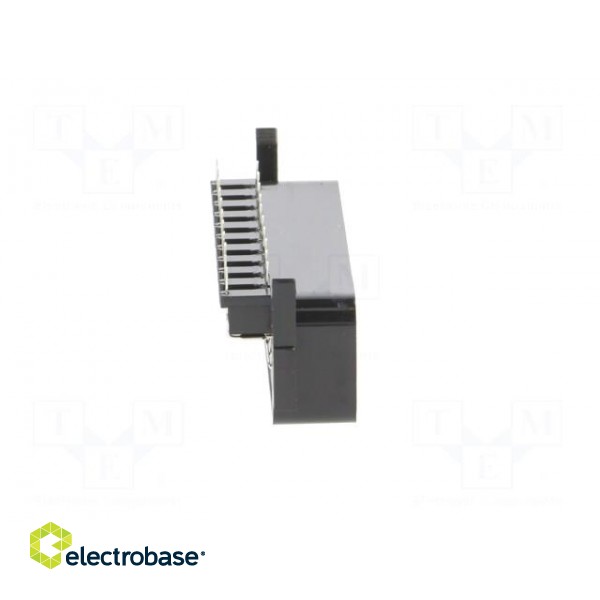 Connector: SCART | socket | female | for panel mounting | angled 90° фото 7