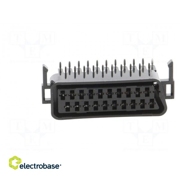 Connector: SCART | socket | female | for panel mounting | angled 90° фото 9