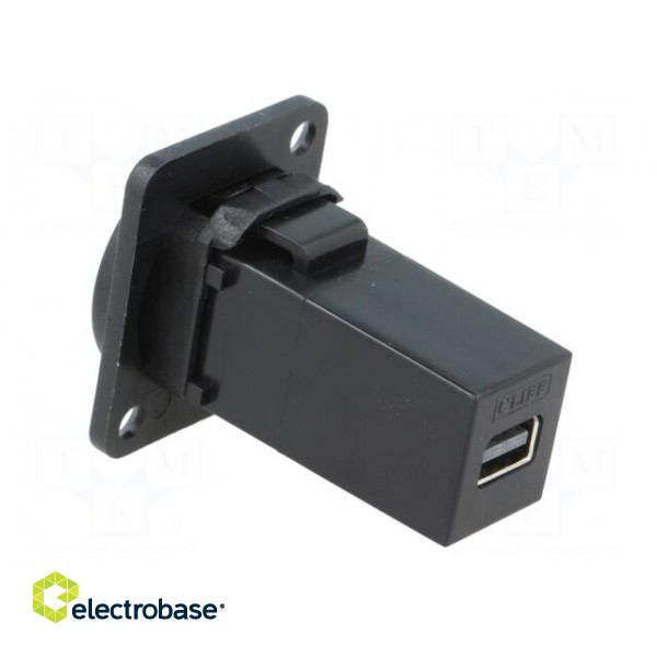 Coupler | both sides,Mini DisplayPort socket | FT | 19x24mm image 4