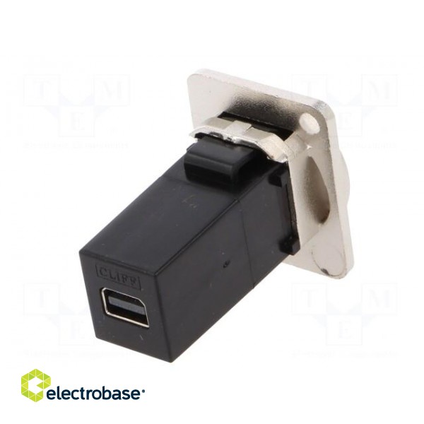 Coupler | both sides,Mini DisplayPort socket | FT | 19x24mm фото 6