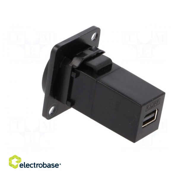 Coupler | both sides,Mini DisplayPort socket | FT | 19x24mm image 4