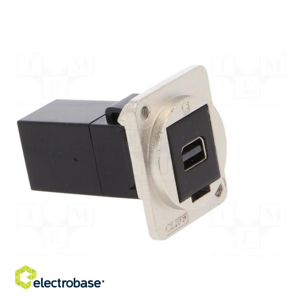 Coupler | both sides,Mini DisplayPort socket | FT | 19x24mm image 8