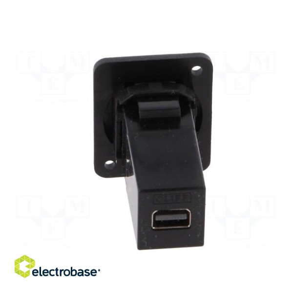Coupler | both sides,Mini DisplayPort socket | FT | 19x24mm image 5