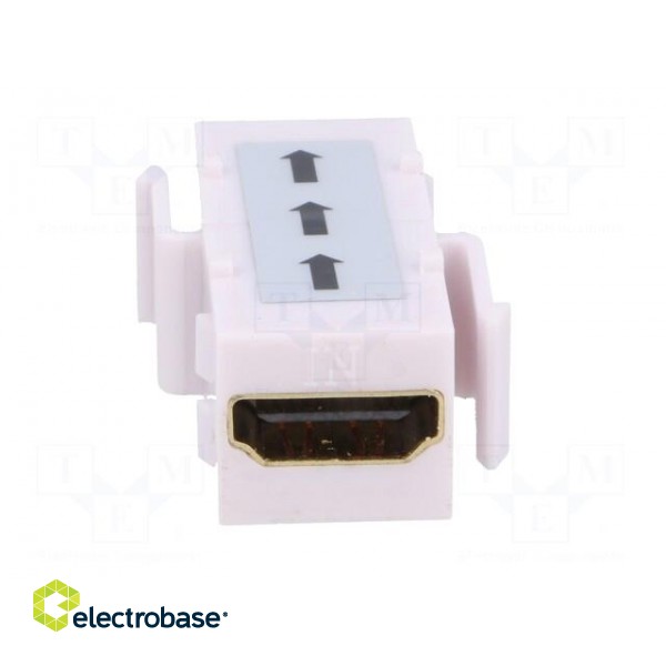Coupler | socket | female x2 | HDMI socket x2 | Keystone,repeater фото 9