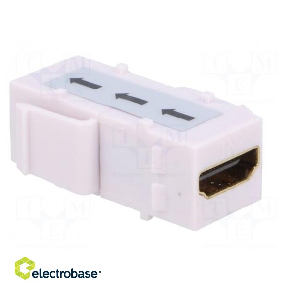 Coupler | socket | female x2 | HDMI socket x2 | Keystone,repeater image 8