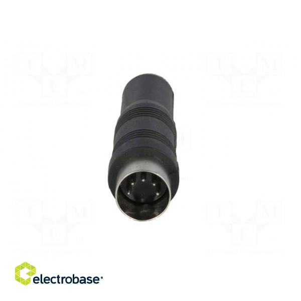 Adapter | DIN 5pin plug,Jack 6,3mm socket | 180°,stereo | PIN: 5 image 9