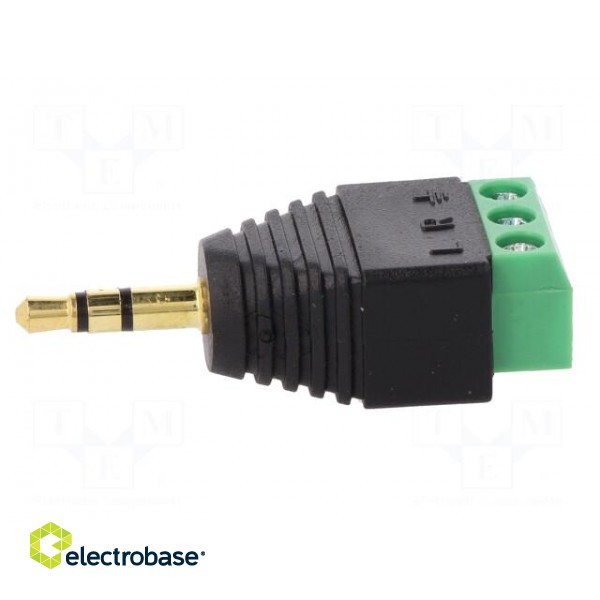 Transition: adapter | Jack 3.5mm 3pin plug,terminal block | PIN: 3 фото 3