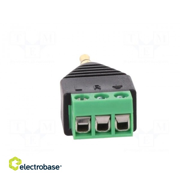 Transition: adapter | Jack 3.5mm 3pin plug,terminal block | PIN: 3 фото 5