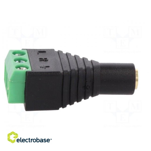 Transition: adapter | Jack 3.5mm 3pin socket,terminal block image 7