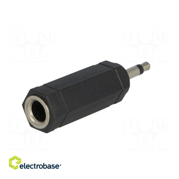 Adapter | Jack 3.5mm plug,Jack 6.35mm socket | mono paveikslėlis 6