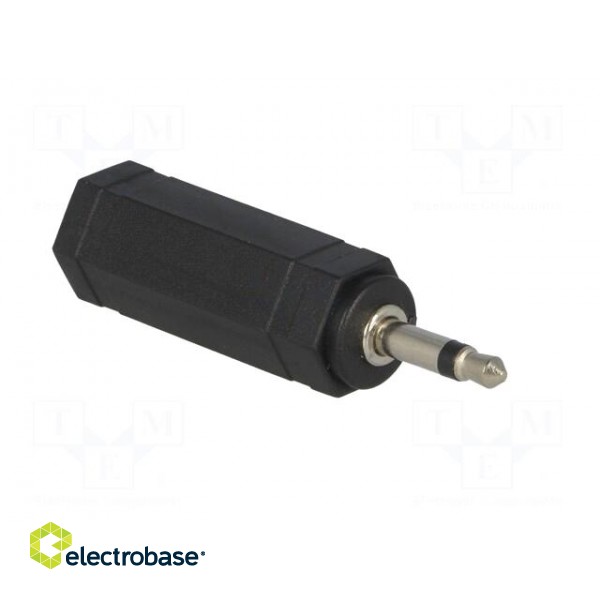 Adapter | Jack 3.5mm plug,Jack 6.35mm socket | mono paveikslėlis 8