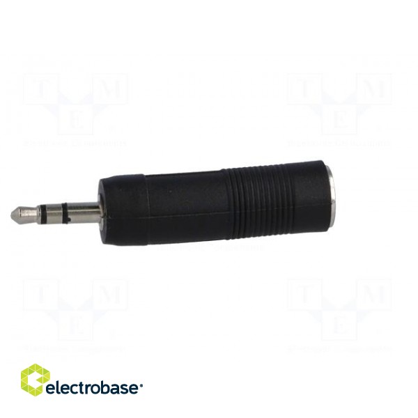 Adapter | Jack 3.5mm plug,Jack 6.35mm socket | stereo paveikslėlis 7
