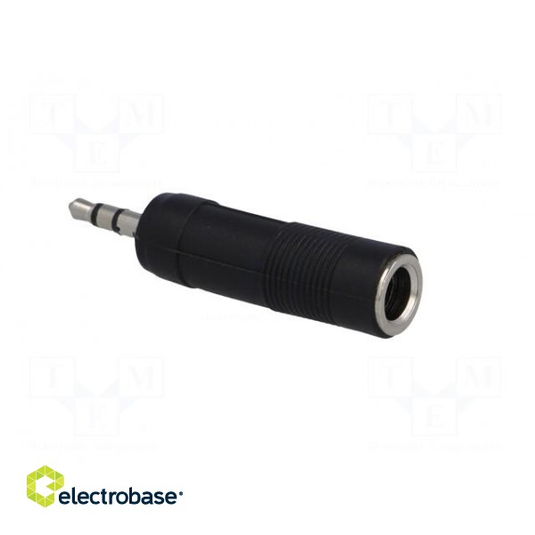 Adapter | Jack 3.5mm plug,Jack 6.35mm socket | stereo paveikslėlis 8