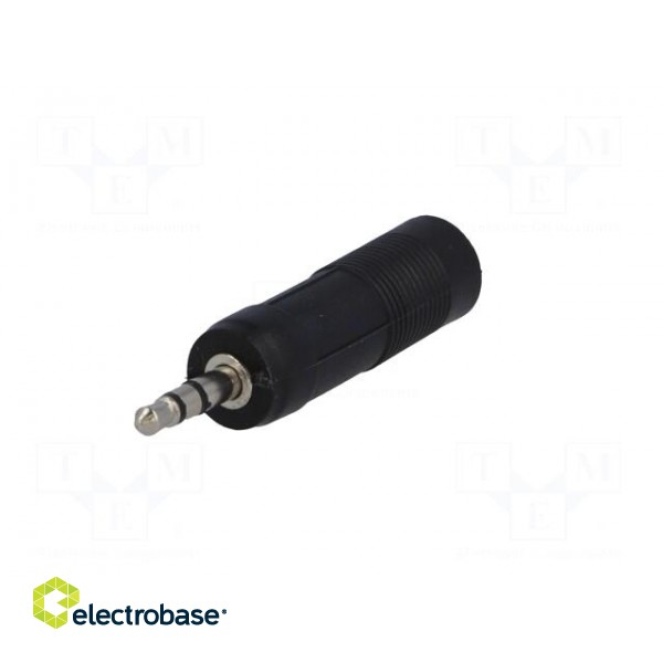 Adapter | Jack 3.5mm plug,Jack 6.35mm socket | stereo paveikslėlis 6