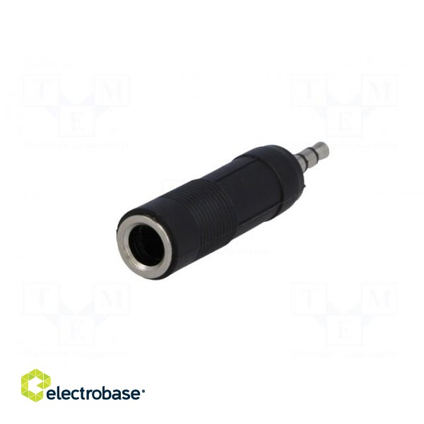 Adapter | Jack 3.5mm plug,Jack 6.35mm socket | stereo paveikslėlis 2