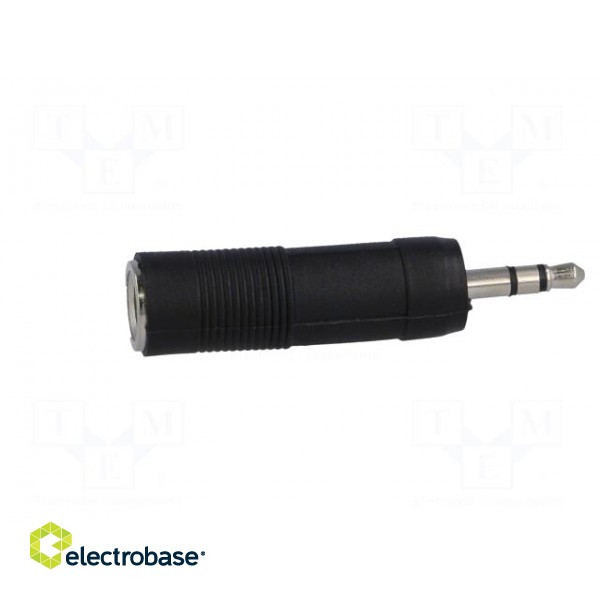 Adapter | Jack 3.5mm plug,Jack 6.35mm socket | stereo image 3