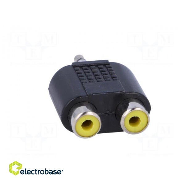 Adapter | Jack 3.5mm plug,RCA socket x2 | stereo paveikslėlis 9