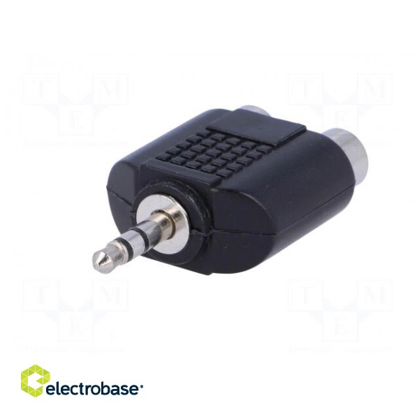 Adapter | Jack 3.5mm plug,RCA socket x2 | stereo paveikslėlis 6