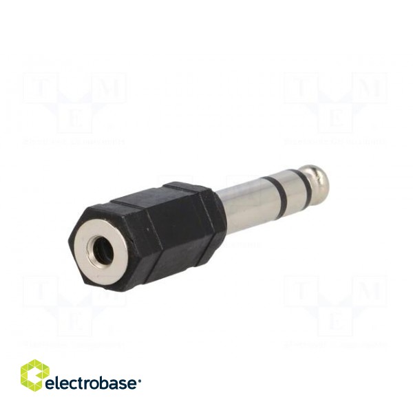 Adapter | Jack 3.5mm socket,Jack 6.35mm plug | stereo image 6
