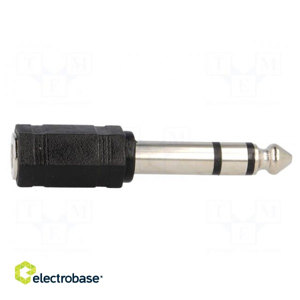 Adapter | Jack 3.5mm socket,Jack 6.35mm plug | stereo image 7