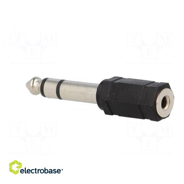 Adapter | Jack 3.5mm socket,Jack 6.35mm plug | stereo image 4