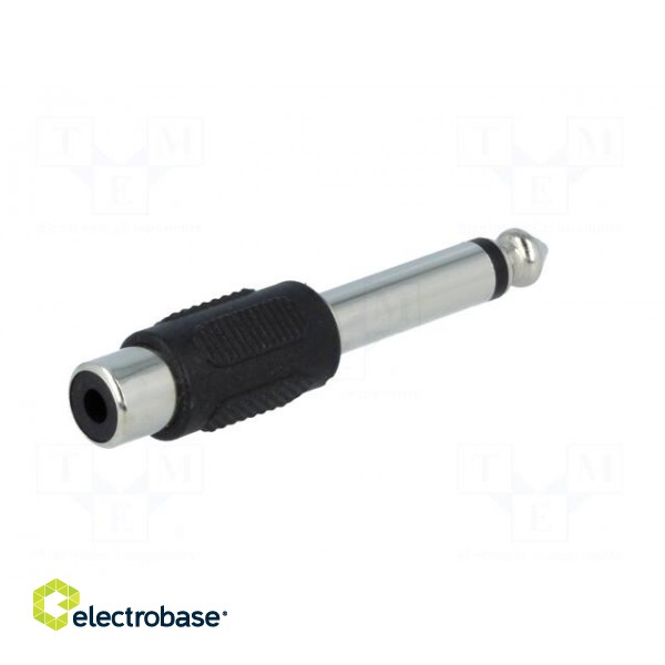 Adapter | Jack 6.35mm plug,RCA socket | mono image 6